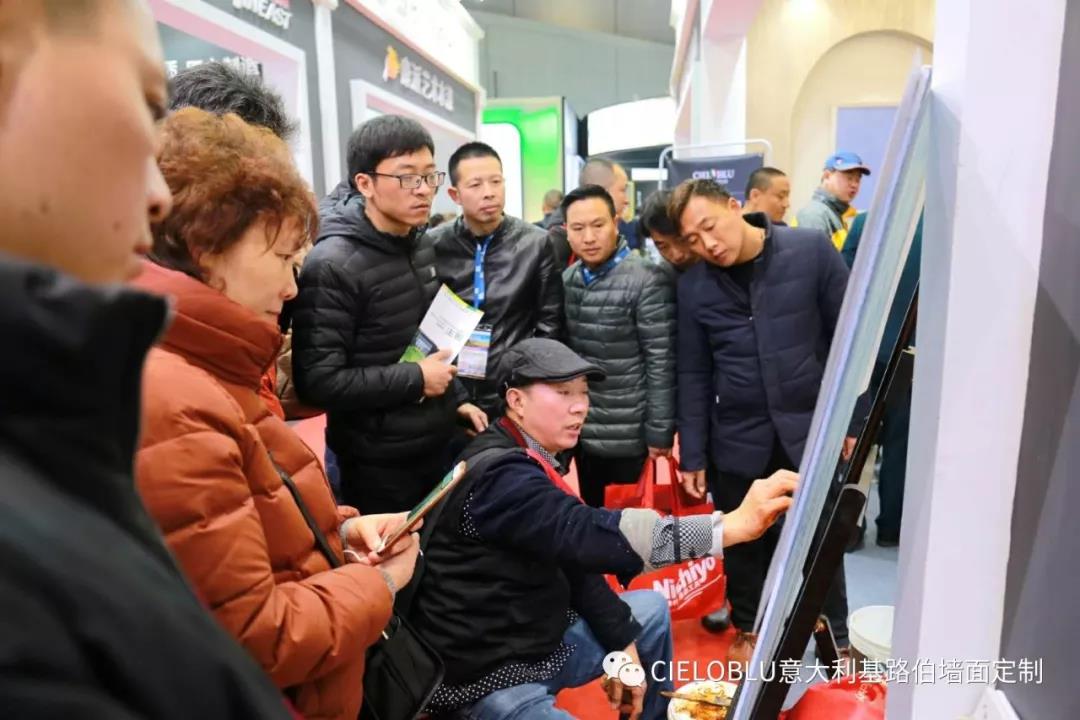 上海建博會(huì)首日,意大利基路伯（cieloblu）閃耀上海虹橋國(guó)家會(huì)展中心！(圖4)