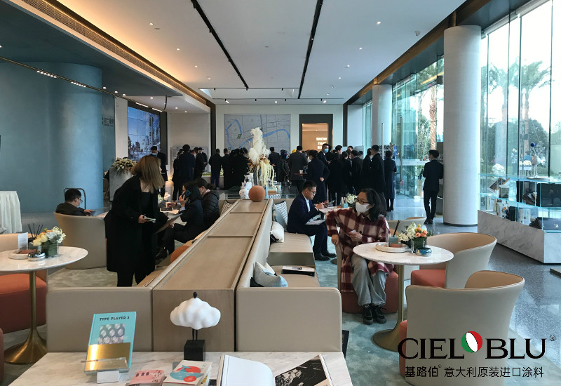 錦繡時光，優(yōu)雅和鳴 | CIELOBLU基路伯藝術涂料750㎡實景案例品鑒(圖7)